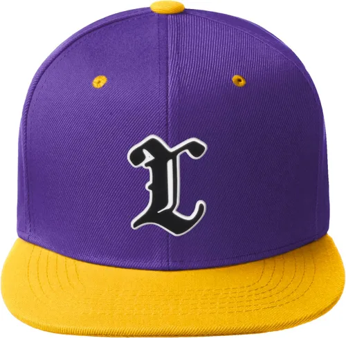Miniatura 125 de Daxton Gorra clásica con visera de billete plano con letras del alfabeto inglés antiguo de la A a la Z