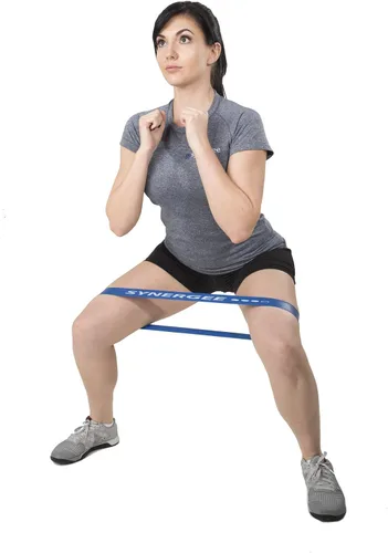 Miniatura 5 de Synergee Mini bandas de resistencia para ejercicio físico que funcionan mejor cuando entrenas en casa o en el gimnasio c) Paquete verde de 10