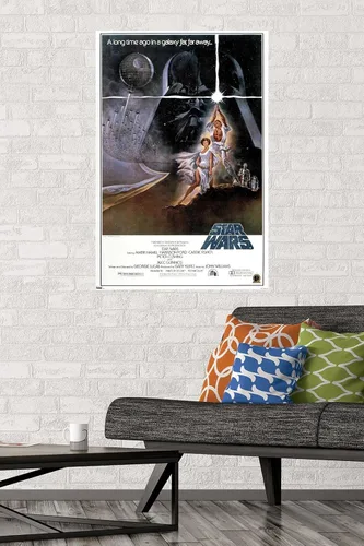 Miniatura 2 de Trends International 24X36 Star Wars: A New Hope - Póster de pared original de una hoja, 24" x 36", versión sin marco