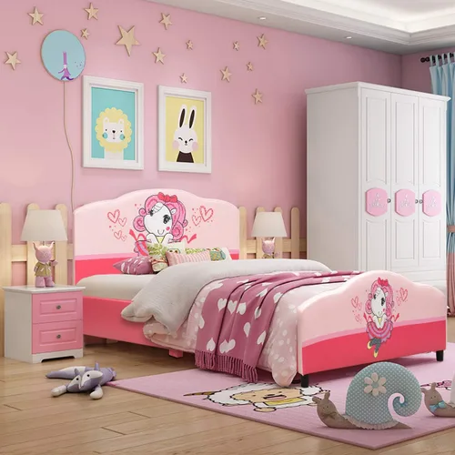 Miniatura 18 de Costzon Armazones de Cama Individual para Niños, Plataforma de Cama Individual Tapizada de Madera con Soporte de Listones, Cabecera y Pie de Cama