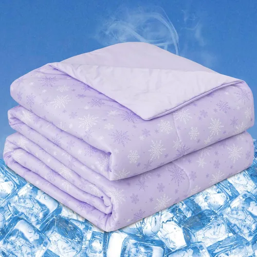 Miniatura 29 de CHOSHOME Edredón Refrescante Tamaño Twin, Manta Refrescante con Fibra de Enfriamiento Q-Max 0.45 Arc-Chill, Manta de Verano Fresca para Sudores