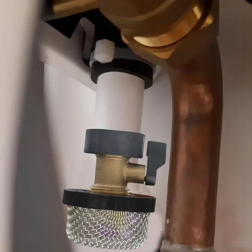 Miniatura 5 de Filtro de malla de acero inoxidable, compatible con bomba Livewell, se adapta a ¾ pulgadas - 14 hilos hembra, mejora el filtrado y la aireación