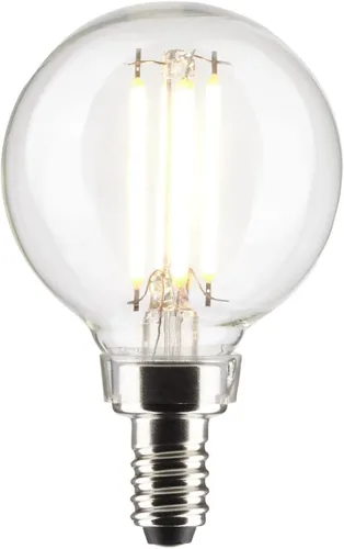 Miniatura 2 de Satco Bombilla LED E12 de 5.5 W, 4000 K, clasificación de 15000 horas, regulable
