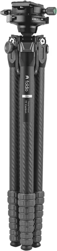 Miniatura 9 de Trípode de 50 V de perfil bajo para cámara y iPhone, trípode compacto de mesa y viaje con mango de aluminio, compatible con teléfonos inteligentes