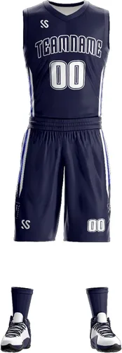 Miniatura 5 de Personaliza tu propio uniforme de baloncesto reversible, nombre y número personalizados para hombresmujeres y jóvenes, talla única