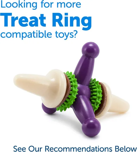Miniatura 7 de PetSafe - Anillos de piel cruda natural, anillos de juguete para perro, recambios para juguetes de perros pequeños, medianos, grandes y variados