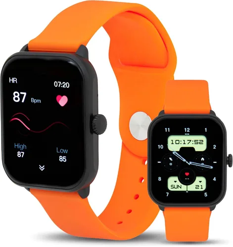 Miniatura 16 de iWatch® Reloj inteligente con llamadas Bluetooth, pantalla AMOLED de 1.85 pulgadas, seguimiento de fitness y sueño, reloj inteligente impermeable