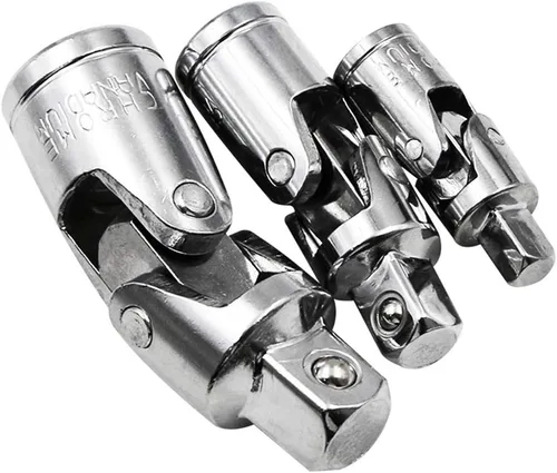 Miniatura 3 de Junta universal de impacto de aire conjunto conjunto de enchufes 3 piezas, 1/4 '', 3/8 '' y 1/2 '' Drive