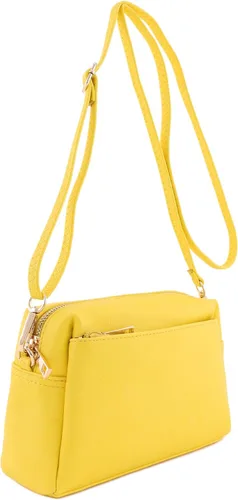 Miniatura 36 de FashionPuzzle Triple Zip Small Crossbody Bag
