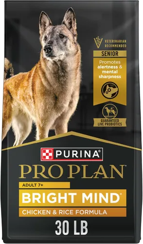 Miniatura 5 de Purina Pro Plan Dry Bright Mind Adult 7 Plus - Pollo y arroz, 5 libras (paquete de 5)