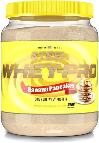 Miniatura 7 de Steel Supplements Whey-Pro Proteína de suero en polvo 100% pura para hombres y mujeres, chocolate con leche, ganancia muscular y recuperación