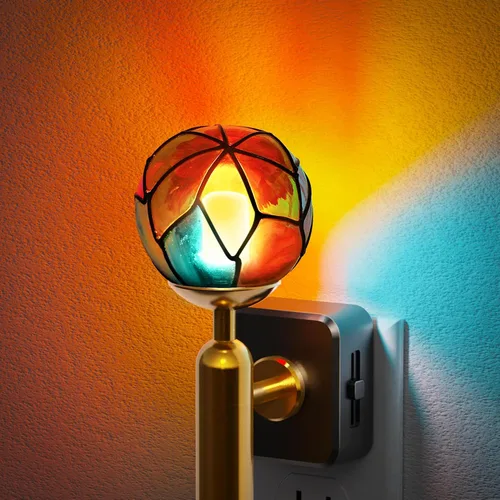 Miniatura 38 de JandCase Luz Nocturna de Vela, Luces Nocturnas que se Enchufan a la Pared, Blanco Suave 3000K, Brillo Ajustable 0-100LM, Sensor de Anochecer a