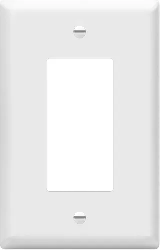Miniatura 8 de ENERLITES Placa de pared decorativa para interruptor de luz o tomacorriente, acabado brillante, tamaño extra grande de 1 gang 5.5" x 3.5", Marrón