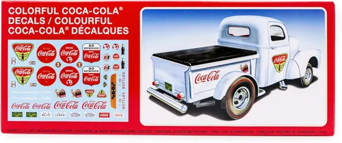Miniatura 2 de AMT Willy's Coca-Cola Pickup Gasser 1940 - Kit de modelo de camioneta a escala 1/25 - Vehículo vintage para construir para niños y adultos