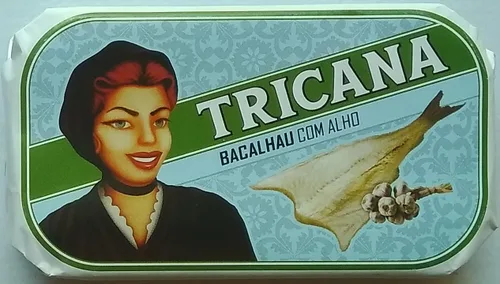 Ticana Portugal - Bacalao en conserva gourmet en aceite de oliva y ajo - 4.23oz / 120gr (paquete de 5 latas)