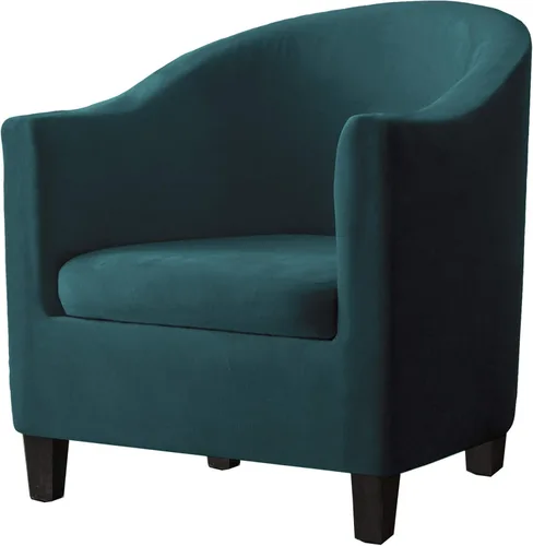 Miniatura 19 de Fundas de terciopelo para sillones, fundas de elastano para sillones, fundas elásticas para sillas de bañera, fundas protectoras para muebles, funda