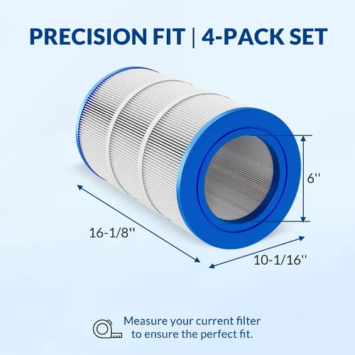 Miniatura 2 de Cartucho de filtro de piscina de repuesto para Pentair Clean & Clear y Posi-Clear RP Series, 5oz Trilobal Heavy Fabric, Ultra Series, 75 pies