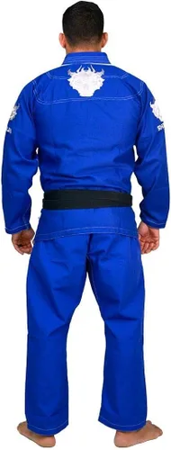 Miniatura 6 de SHOGUN Fight Jiu Jitsu Gi Tao Premium 15.87oz tejido de perlas de algodón BJJ
