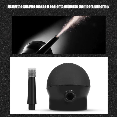 Miniatura 2 de Aplicador de fibra capilar Aplicación en aerosol Atomizador espesar adelgazamiento o cabello calvo para hombres y mujeres, construcción de cabello