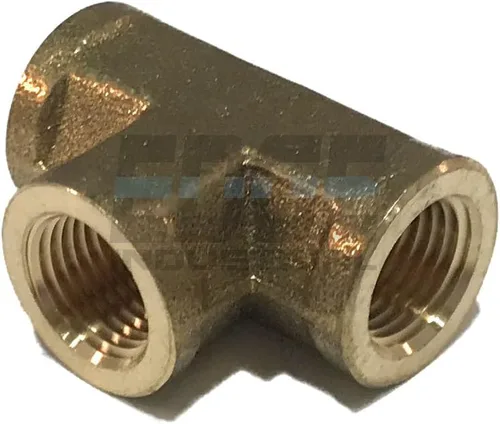 CAMISETA DE LATÓN FORJADO 1/8" HEMBRA NPT FNPT COMBUSTIBLE/AIRE/AGUA/OIL/GAS WOG (CANTIDAD 01)