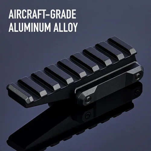 Miniatura 7 de YSS Red Dot Riser Mount Picatinny Riser Mount Adaptor Voladizo Diseño Voladizo 8 Ranura 3.9 pulgadas para Red Dot Sight Scope Mount