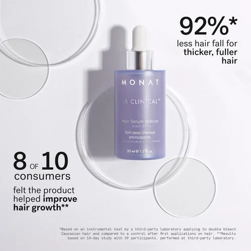 Miniatura 3 de MONAT IR Clinical Serum para cuero cabelludo, contra adelgazamiento del cabello, nutre, reduce quiebre, aumenta densidad capilar, apoya cabello más
