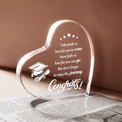 Miniatura 5 de Regalos de graduación, regalos de graduación 2026 para ella y él, recuerdo acrílico inspirador, decoración de graduación de escuela secundaria