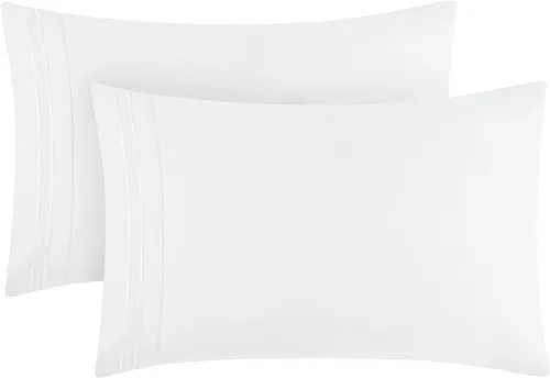 Miniatura 13 de Mellanni Fundas de almohada – Fundas de almohada lujosas, extrasuaves, refrescantes – 2 fundas de almohada de la colección Iconic – Cierre de sobre