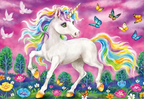 Miniatura 3 de Ravensburger Juego de rompecabezas de unicornio y pegaso para niños, 2 x 24 piezas, piezas fáciles de sostener, diseño atractivo, fomenta