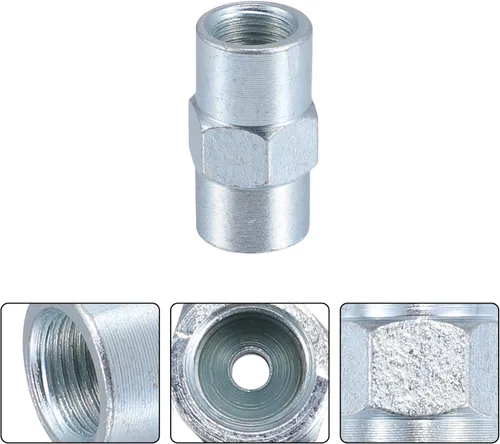 Miniatura 4 de X AUTOHAUX 10 unids motocicleta freno línea tubo accesorios M10x1mm para 3/16 "líneas de freno hidráulico Unión conector de tubería de freno duradero