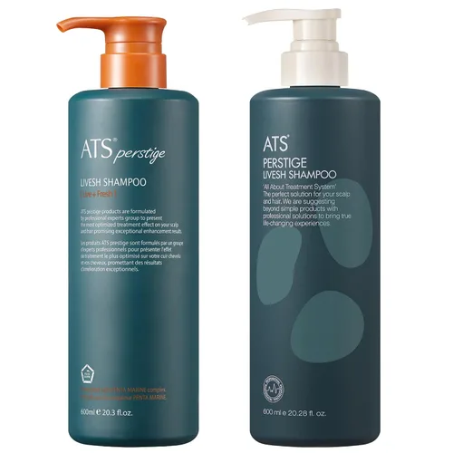 Miniatura 2 de ATS Perstige Livesh Champú, 20.3 fl oz, 20.29 onzas líquidas, champú refrescante, sin silicona para pérdida de cabello y crecimiento