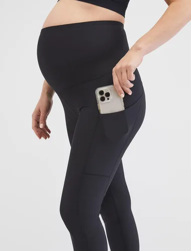 Miniatura 3 de Motherhood Maternity womens Performance Active Over the Belly and Post Partum Leggings