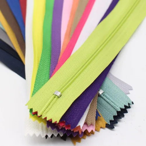 Miniatura 5 de YaHoGa 50 cremalleras de nailon de 22 pulgadas (21.7 in) para costura, cremalleras de nailon a medida, 20 colores (22 pulgadas, 50 unidades)