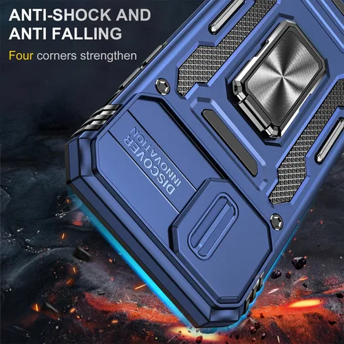Miniatura 81 de Funda para iPhone 13 Pro con funda para cámara, con soporte de anillo para soporte, con función de montaje magnético para automóvil, para iPhone 13