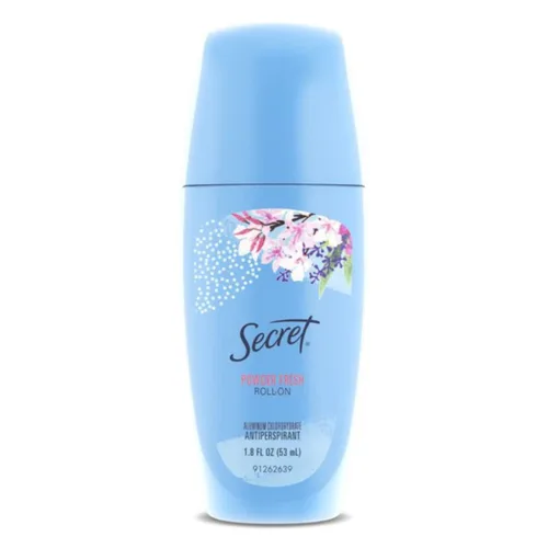 Secret Antitranspirante original roll-on, polvo fresco, 1.8 oz