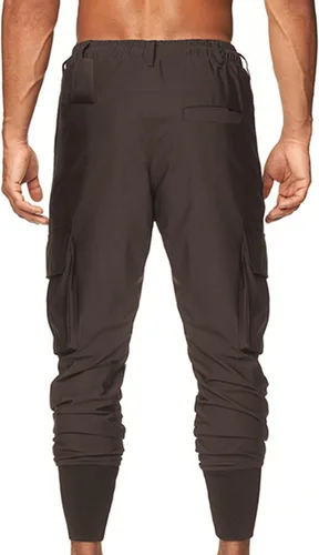 Miniatura 4 de JEShifangjiusu Mens Hiking Chino Pants Lightweight Slim Fit Stretch Work Tapered Pants Casual Golf Workout Jogging Trousers