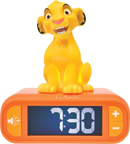Miniatura 36 de LEXiBOOK, Vengadores de Marvel, Reloj despertador con luz nocturna de Los Vengadores, Sonidos y melodías, Pantalla LCD retroiluminada, Luminoso