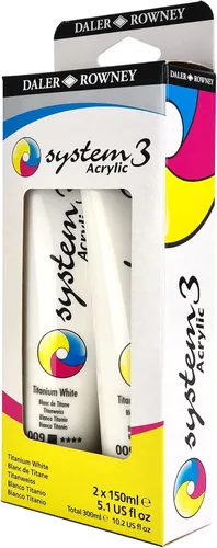 Miniatura 14 de Daler Rowney System3 - Juego de pintura acrílica de 10 tubos para adultos, suministros de pintura acrílica para artistas y estudiantes, pinturas