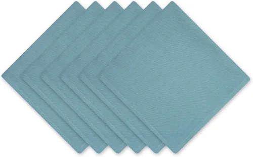 Miniatura 21 de DII - Juego de servilletas de colección sólida, 20x20 pulgadas, Azul ancla, 6