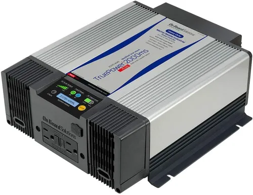 ProMariner 06200 True Power Plus Inversor de onda sinusoidal modificada 2000W, 12V