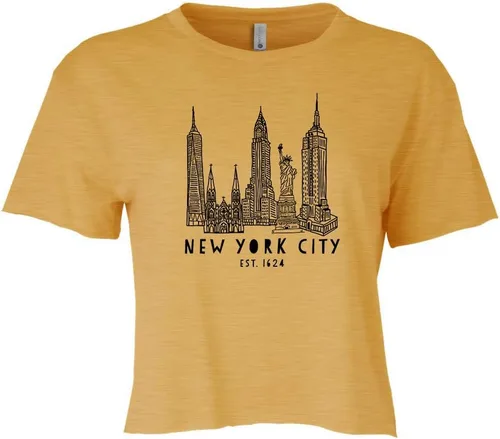Miniatura 10 de Cute Women's Screen Location Printed Crop Tee, Shirts With Sayings