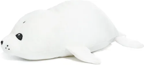 Miniatura 6 de WEIGEDU Adorable Almohada de Peluche de Foca Bebé Blanca – Juguete de Animal de Peluche Suave, Almohada Corporal Abrazable para Niños y Adultos