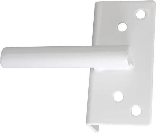 Miniatura 6 de Jake Sales Pestillo de puerta de vinilo blanco (para vinilo, madera, PVC, etc.), pestillo de puerta de valla con accesorios de montaje. Los