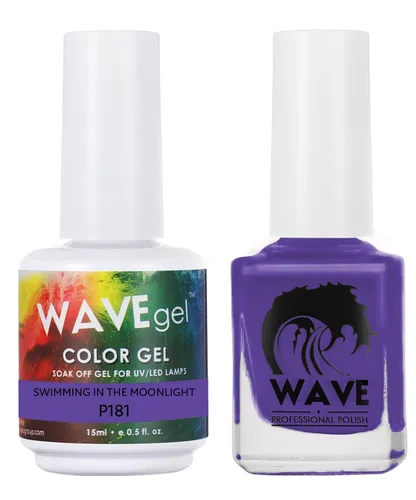 Miniatura 138 de WAVEGEL - Juego dúo de gel y esmalte de uñas a juego - Colección Simplicity - #P109 Blizzard I 0.5 onzas