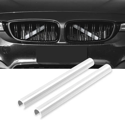 Miniatura 13 de AggAuto Compatible con BMW Insertos de Parrilla con Rayas para Serie 1/2/3/4/5 (F20 F21 F22 F23 F30 F31 F32 F33 F34 F36 F45 F46) 2011-2021