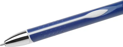 Miniatura 4 de BIC Atlantis pluma retráctil exacta, punta fina (0.7 mm), Azul 3 Count