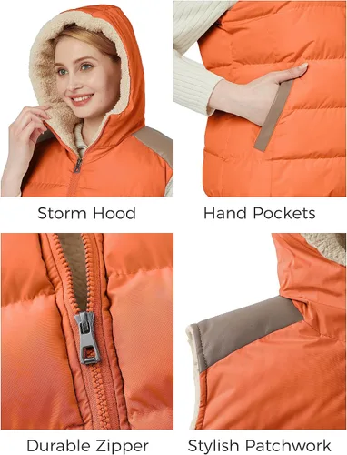 Miniatura 5 de ZSHOW Ropa para mujer - Chaqueta casual de forro polar con capucha para mujer