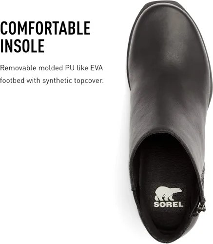 Miniatura 5 de SOREL Joan of Arctic Wedge III - Botas de cuña de cuero impermeables para mujer