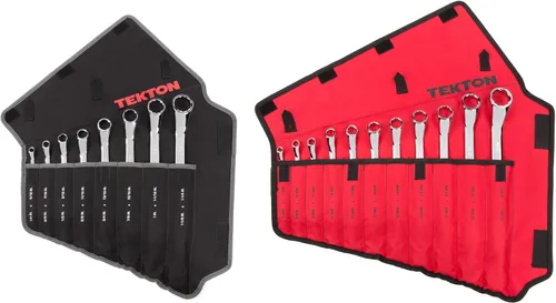 Miniatura 30 de TEKTON WBE24411 - Juego de llaves de extremo de caja con soporte de 45 grados, 11 unidades (6-32 mm)