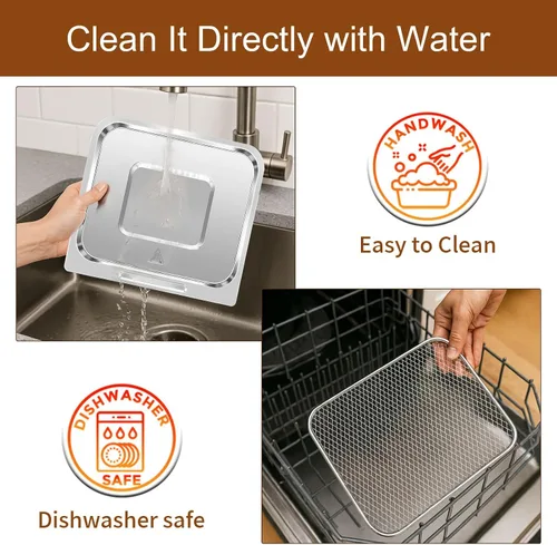 Miniatura 5 de Accesorios para freidora de aire Chefman Multifuncional Digital Air Freidora, 17 ajustes preestablecidos de pantalla táctil Fry XL 10L 10 cuartos